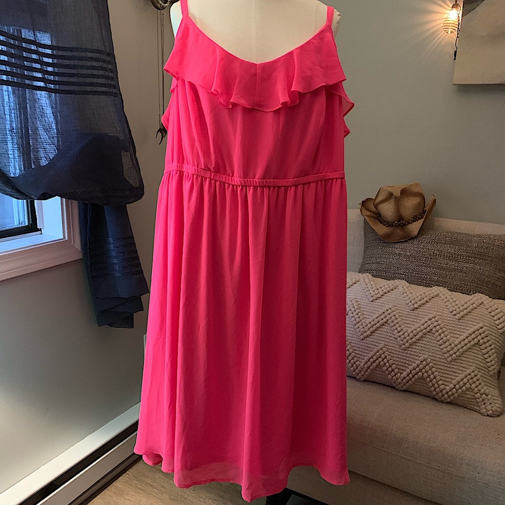 TORRID Hot Pink Strap Dress